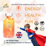 Jumbo Kids Multivitamin & Omega 3-6-9 Gummies, 120 strawberry & mango flavoured gummies, Non-GMO, Gluten-Free, No Sugar, Colors, or Artificial Flavors - Image 6