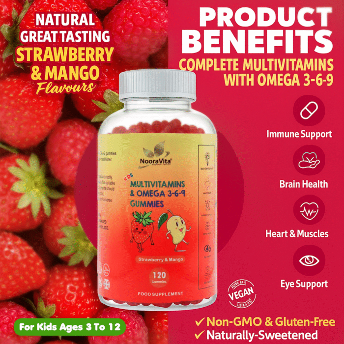 Jumbo Kids Multivitamin & Omega 3-6-9 Gummies