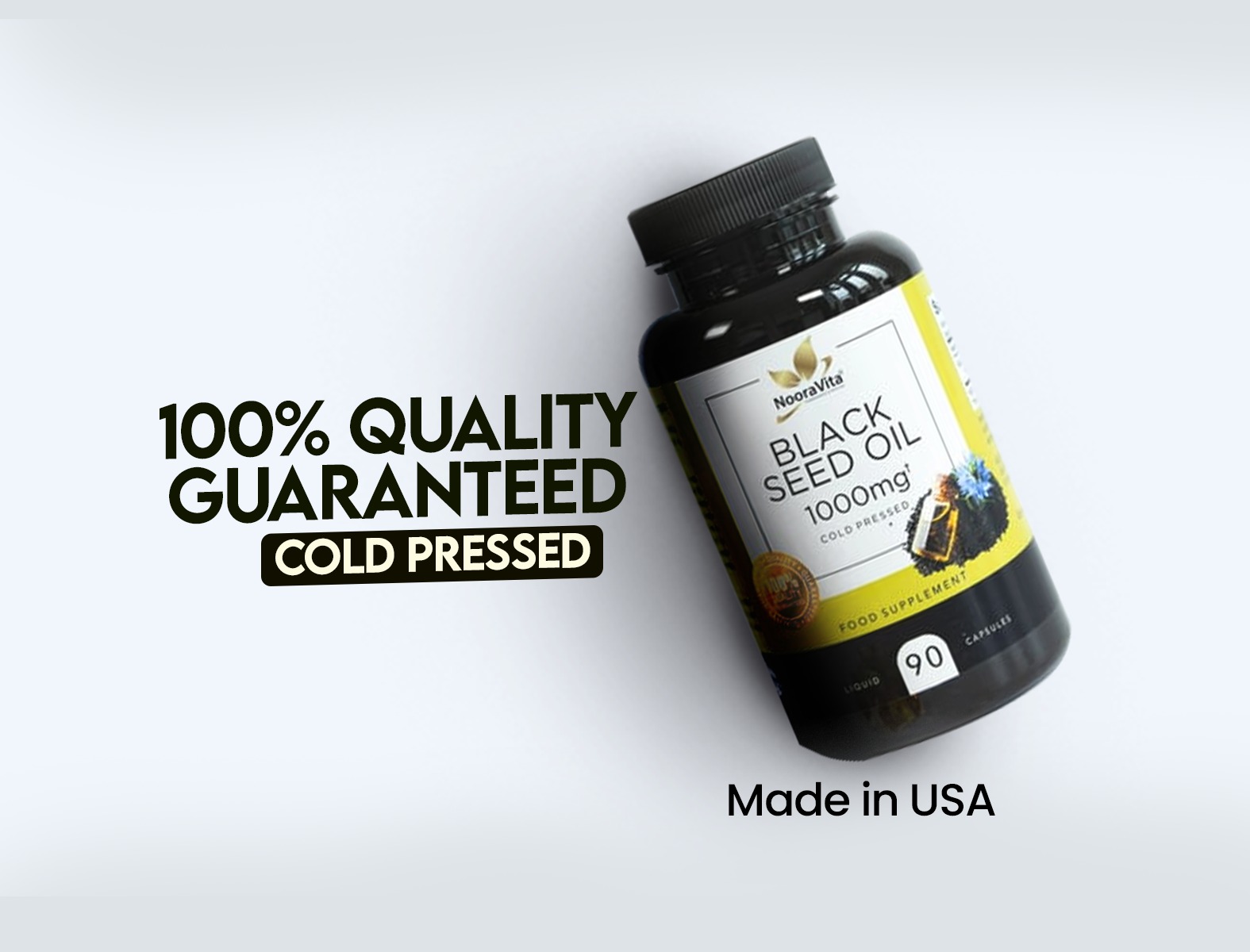 BLACK SEED OIL 1000mg without made in USA